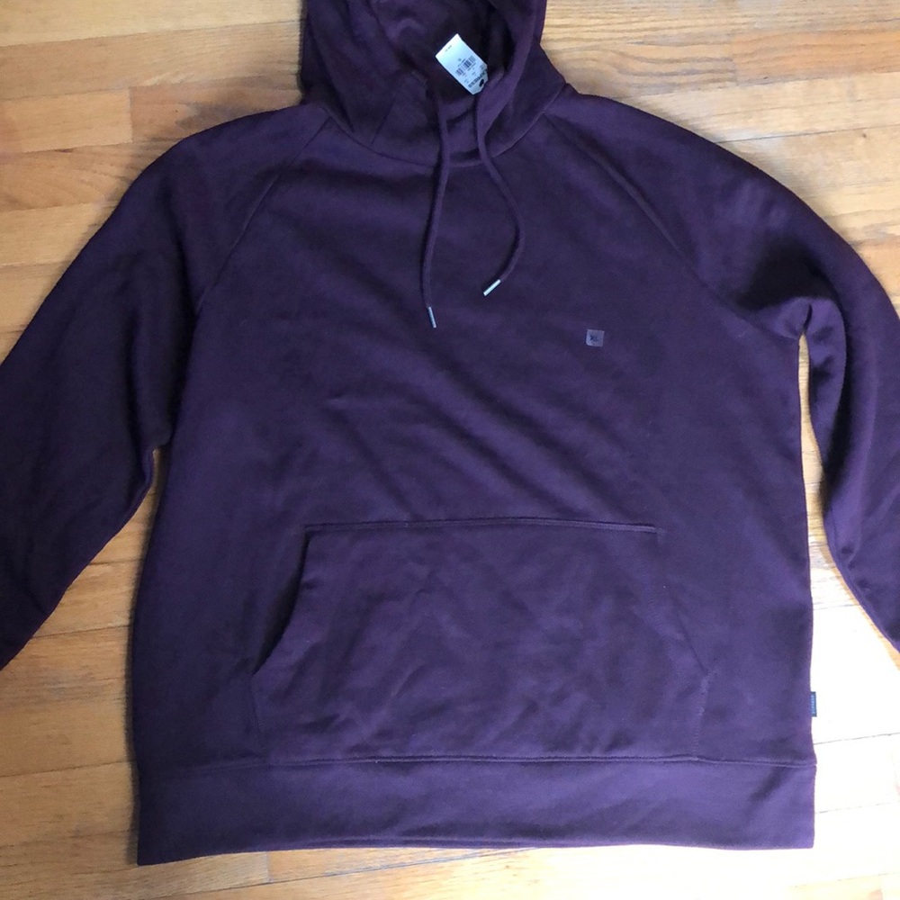 NWT: MENS BURGUNDY EXPRESS SWEATSHIRT XL